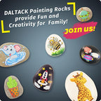 DALTACK 15 Pcs Large Rocks for Painting, Natural River Rocks, Flat River Rocks - Image 6