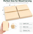 Unfinished Wood Blocks for Crafting - Image 2