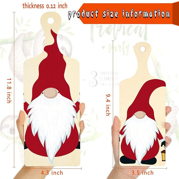 Marsui 12 Pieces Mini Wooden Cutting Board - Image 3
