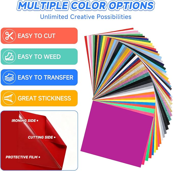 FUNKAKA Heat Transfer Vinyl Bundle - Image 3