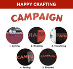 Aoder Red Glitter HTV Heat Transfer Vinyl - Image 5
