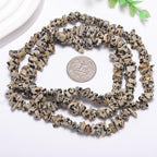 200 Pcs Crystal Chip Beads for Jewelry Making 5-8mm Dalmation Jasper | Natural - Image 4
