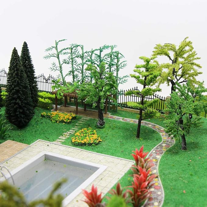 CP122 Artificial Model Grass Mat Trains Dark Green 40x100cm or 15.7‘’ x 39'' - Image 8