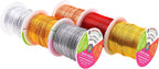 Mandala Crafts 22 GA Gray Copper Red Assorted Anodized Aluminum Craft Wire | - Image 2
