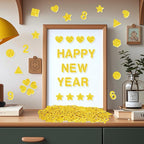 1568 Pcs Foam Letter Stickers Glitter, Self-Adhesive Glitter Alphabet Stickers - Image 5