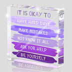 Mental Health “It Is Okay To...” Desk Sign by MUZRUYOU