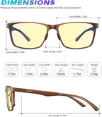 ANYLUV Blue Light Glasses Men, Relieve Eyestrain and Eye Protection, Al-Mg - Image 4