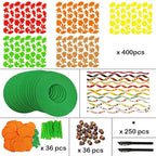 Supla 12 Kits 3D Pumpkin Fall Leaf Wreath Craft Kit DIY Thanksgiving Wreath - Image 7