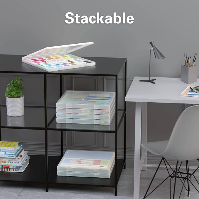 Denkee 12 x 12 Paper Storage, 6 Pack Scrapbook Paper Organizer Storage - Image 5