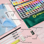 Artecho Watercolor Paint Set 168 Colors, Painting Kit - Image 3