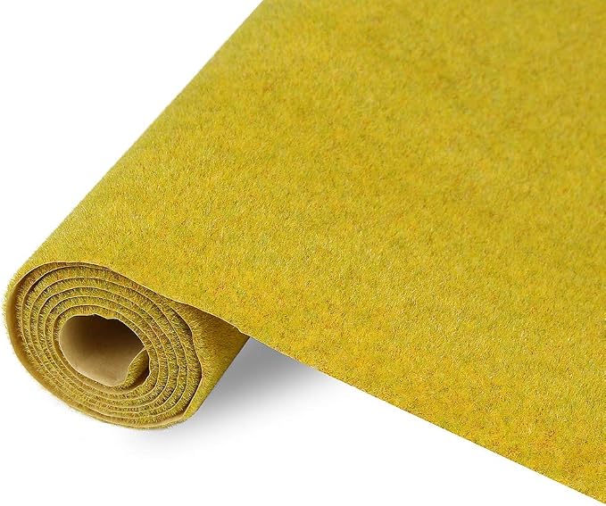 CP134 Artificial Model Grass Mat Trains Golden Yellow Golden Autumn Landscape by Evemodel