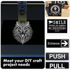 5PCS Laser Engraving Double Color ABS Plastic Sheet, Two-Tone Laserable - Image 4