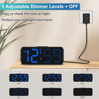 Peakeep Small Digital Alarm Clock Plug in - Image 4