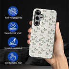 for Samsung Galaxy S25 FE Case, Cute Duck Pattern Glossy 2 in 1 Shockproof - Image 5