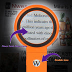 Magnifying Glass with Light and Stand, Foldable Handheld Magnifying Glass 18 - Image 7