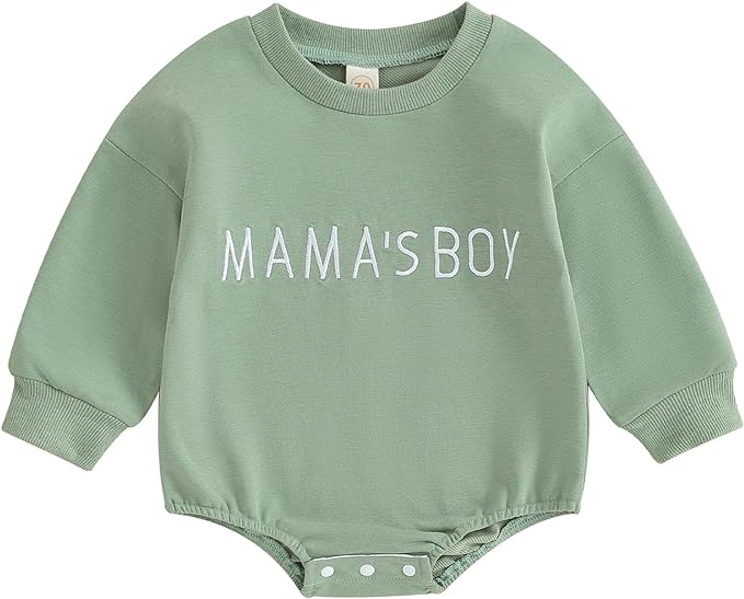 VISGOGO Newborn Infant Baby Boy Girls Oversized Romper Little Dude Sweater Onesie Coming Home Outfit Neutral Clothes