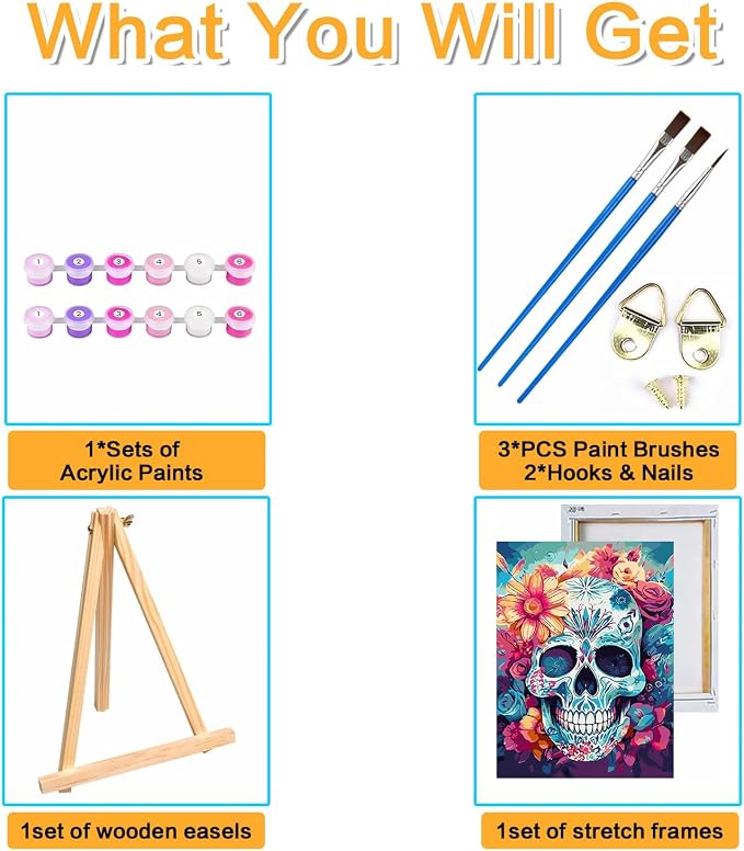 Meothan Framed Paint by Numbers Kits - Image 4