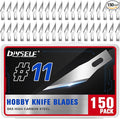 DIYSELF 150 PCS Exacto Knife Blades 11, Sharp Hobby Knife Blades, High Carbon by DIYSELF