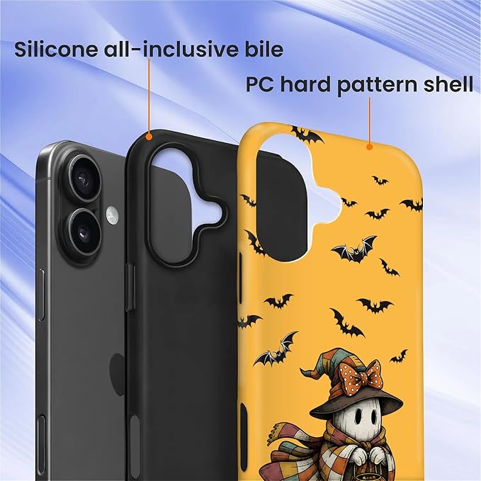 Case for iPhone 16 Plus, Scratch Resistant Hybrid Double Layer Hard Shell，Cute - Image 2