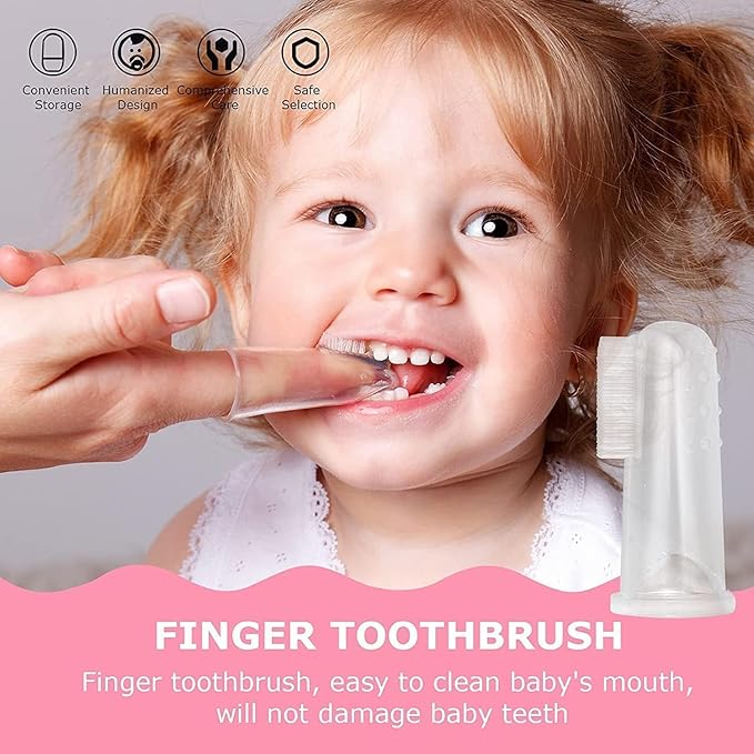 Baby Healthcare and Grooming Kit, 26 in 1 Portable Baby Safety Care Set with Hair Brush Comb Nasal Aspirator Electric Nail Trimmer Set Baby Essentials kit for Newborn Boys Girls (Pink)