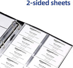 Amazon Basics Plastic Business Card Organizer Sleeves - Image 4
