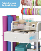 Rsaayekkt Rolling Wrapping Paper Storage Cart - Image 6