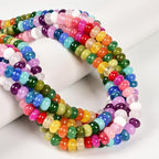 ICAI Beads Natural 5x8mm Rondelle Beads, Natural Abacus Disk Stone Beads Loose - Image 2