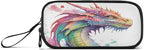 Watercolor Dragon Pencil Case Box Boys Girls Large Pencil Pouch - Image 2