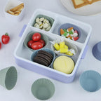 Silicone Baking Muffin Cups 12 Pack, Reusable Cupcake Liners Cake Molds - Image 3