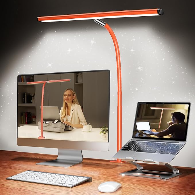 Airlonv LED Desk Lamp for Office Home, Eye-Caring Desk Light by Airlonv