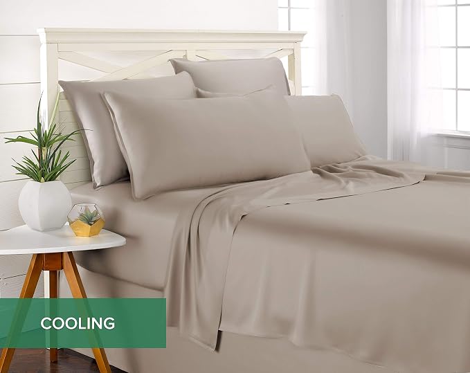 Pure Bamboo Split King Sheets, Genuine 100% Organic Viscose Derived from Bamboo - Image 5