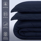 Utopia Bedding Navy Kids Comforter Set - Image 2