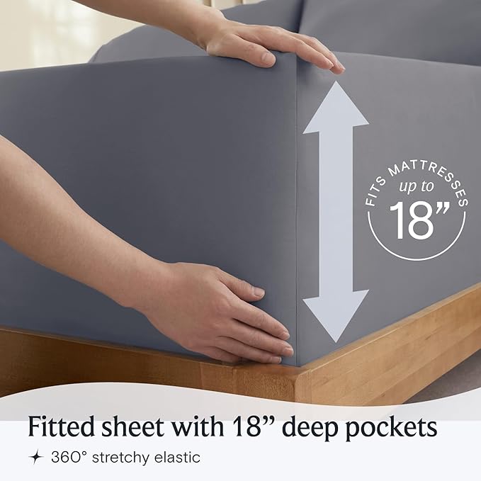 LuxClub Twin XL Sheets - Image 6