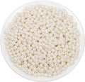 anezus Pearl Beads for Craft, 6 mm Small Sew on Pearl Beads by anezus