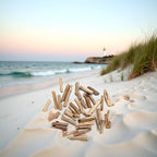 20 Pcs Natural Driftwood Pieces Branch Slices Craft Sticks Beach Decor DIY - Image 6