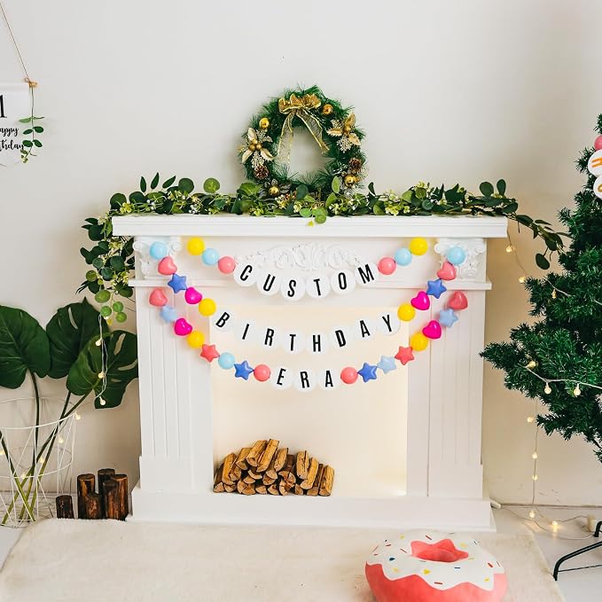 Kpop Party Banner Decor Popular Singer DIY Giant Friendship Bracelet Garland - Image 3