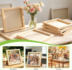 FSWCCK 5 Pack 9 x 9 inch Wood Panel Boards, Unfinished Wood Canvas Panels - Image 7