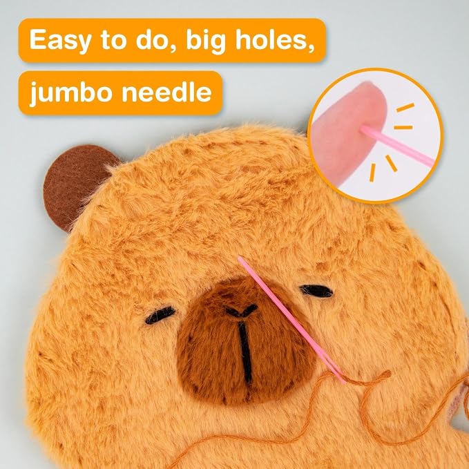 Avenir My First Sewing Kit for Kids Ages 6-8 | Learn to Sew Stuffed Animal - Image 3