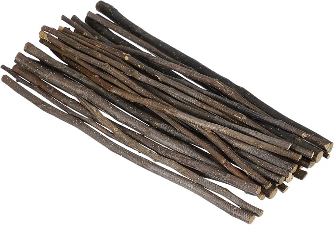 PATIKIL 25 Pcs 12inch Wood Log Sticks, 0.2-0.24inch in Diameter Natural by PATIKIL