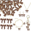 Bow Charms for Bracelet Jewelry Making Cute Bracelet Charms | 18Pcs, Bow Charms by Unknown