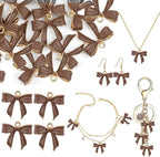 Bow Charms for Bracelet Jewelry Making Cute Bracelet Charms | 18Pcs, Bow Charms by Unknown