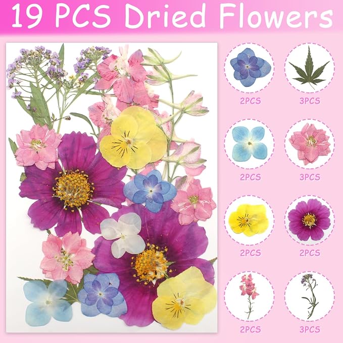 Real Dried Pressed Leaves for Candle Resin Jewelry Soap Nail Pendant Phone Case - Image 3