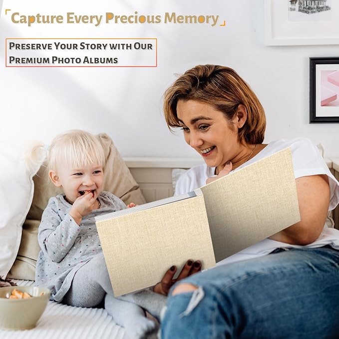 Artfeel Photo Album Self Adhesive Scrapbook, 60 Pages Large Photo Book - Image 6