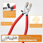 mankk 40PCS 1 inch Key Fob Hardware Set - Image 3