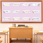 Qyeahkj Lavender Bulletin Board Paper Roll Light Purple Bulletin Board - Image 5