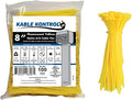 Kable Kontrol Fluorescent Yellow Zip Ties 8 Inch 100 Pcs, 50 Lbs Tensile by KABLEKONTROL%C2%AE