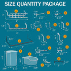 Peg Board Kit, Includes Pegboard and Accessories, - Image 3