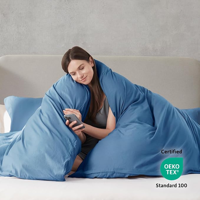 Nestl Blue Heaven Duvet Cover Queen Size - Image 3