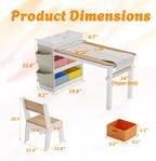 Kids Art Table and Chair Set - Image 2