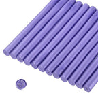 MECCANIXITY 12 Pcs Pearlescent Purple Cylinder Sealing Wax Stick Glue Gun Wax by MECCANIXITY